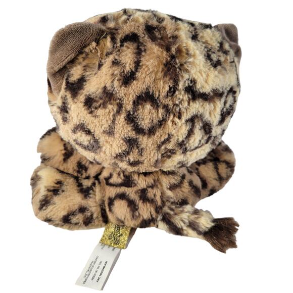 Gund Sadie Spotsam Plush Toy 6" Leopard Sparkle Accents Cat Stuffed Animal - Picture 5 of 11